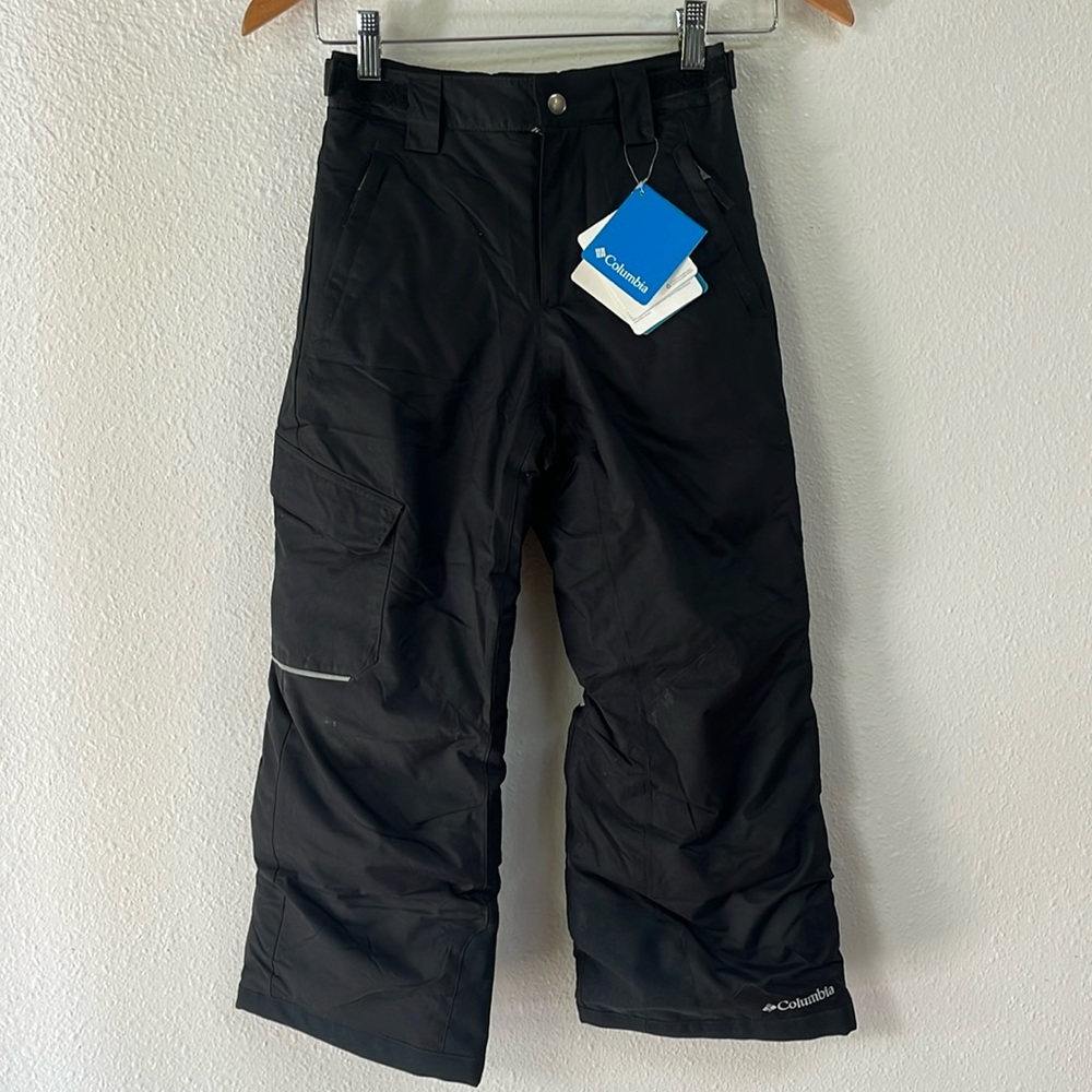 Columbia Sportswear Black Snowpants Youth Small 7/8 New with Tags
